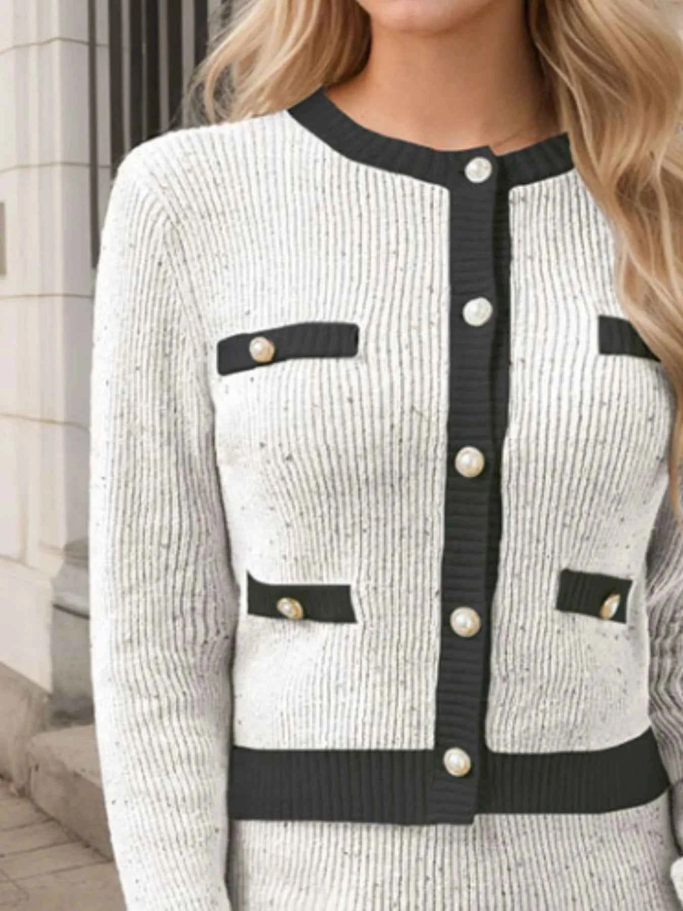 Contrast Trim Ribbed Top and Skirt Sweater Set effcbd0d-6eff-4efb-b65b-1ef5d2c00dc3-Max-Origin