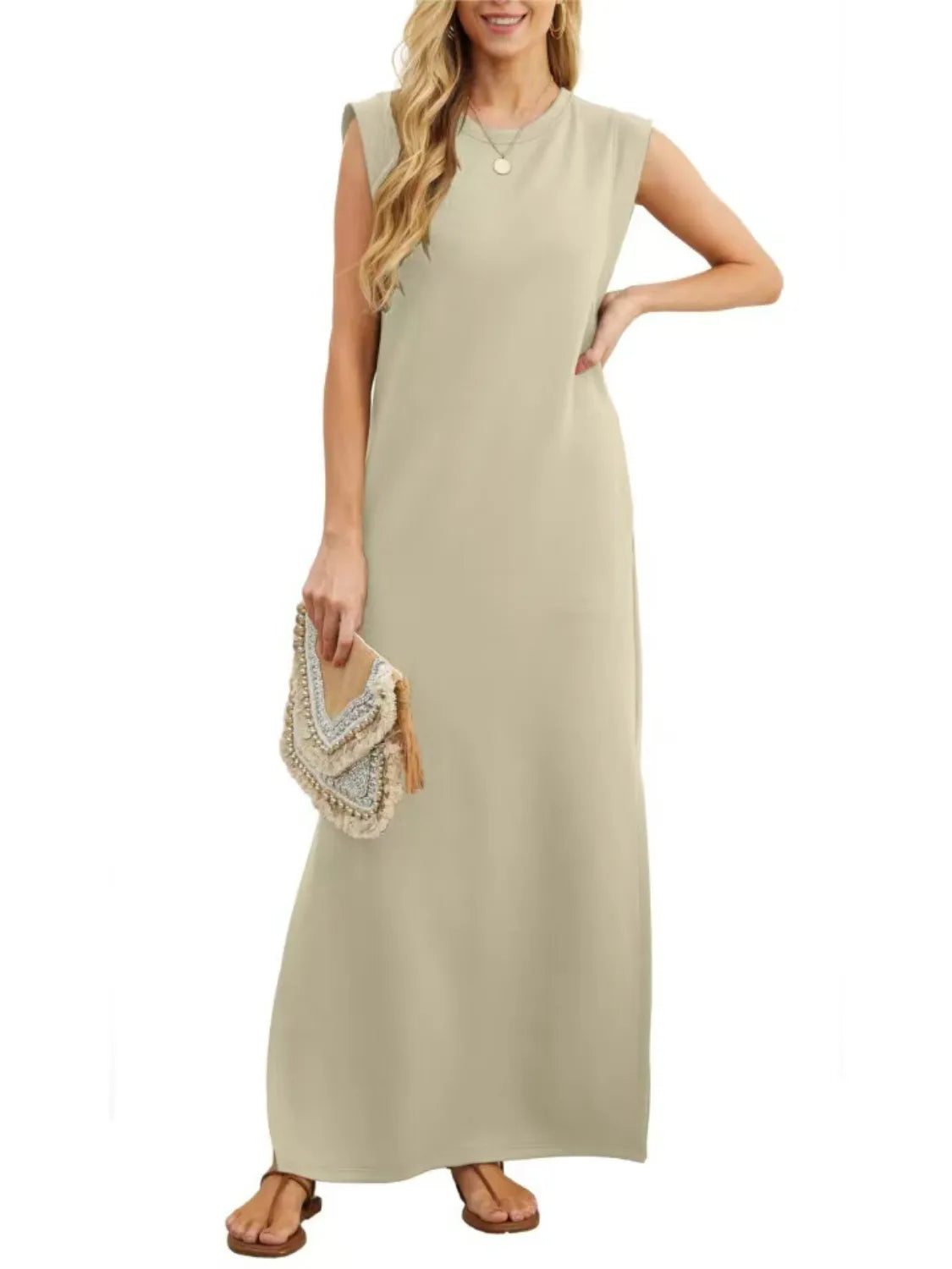 Full Size Slit Round Neck Sleeveless Maxi Tank Dress Plus Size f00835d2-d1a2-4bd0-8cd7-9ec241d0ad67-Max-Origin