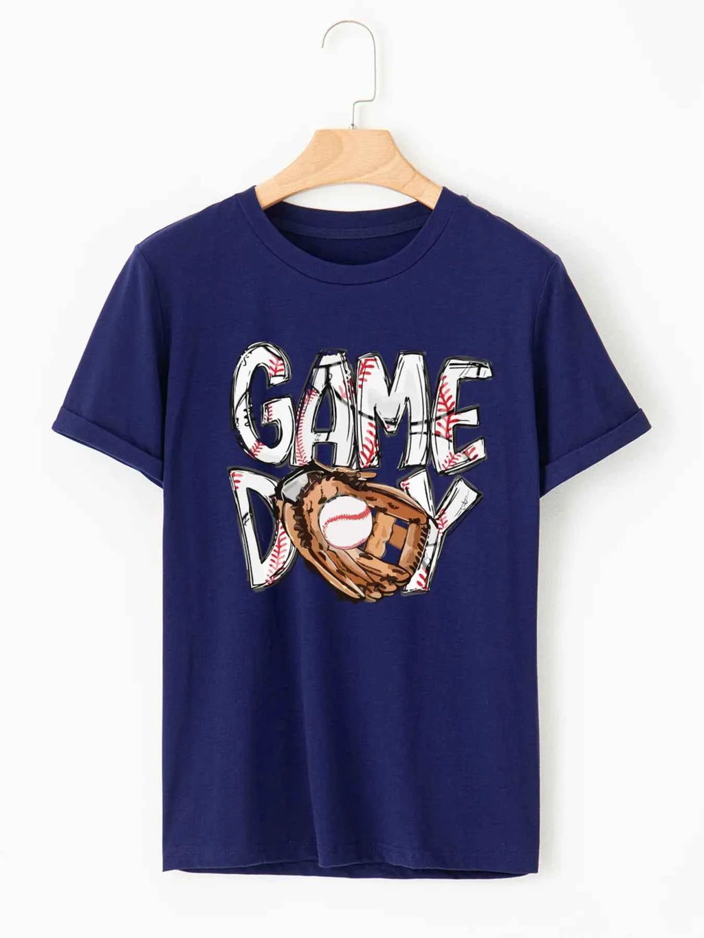 GAME DAY Graphic Short Sleeve T Shirt f0113a121ed249cfb0c00d8ebc0bd19d-Max-Origin