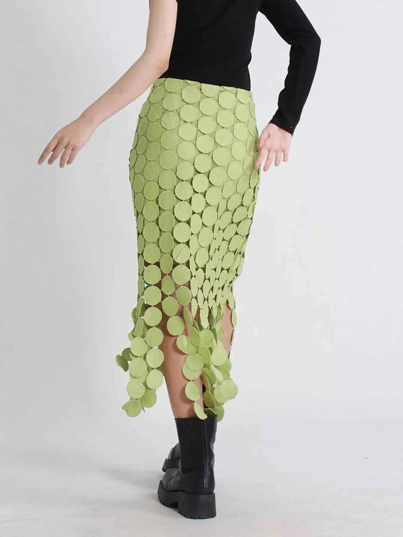 Fringe Midi Skirt f031e43cdf764914b0843704d6a85007-Max-Origin