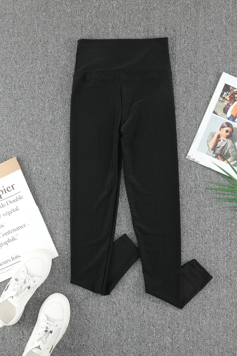 Black Waist Cincher High Rise Tight Leggings f04382fc9c94bf3a