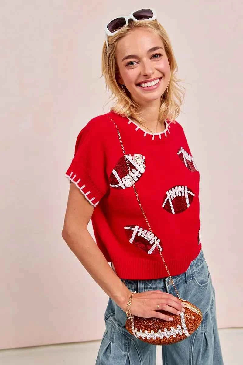 BiBi Gameday Sequin Football Embroidered Stitch Sweater f04f490a785a4fd4af2b527a503cd787-Max-Origin