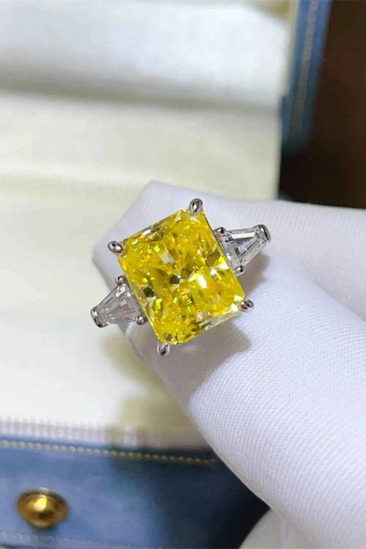 5 Carat Moissanite 925 Sterling Silver Ring Canary Yellow f081624b-2a79-4cbd-9b4a-7dd3eb68f395-Max