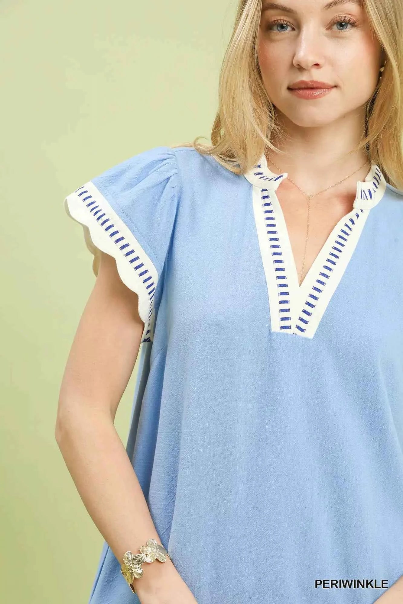 Umgee Contrast Scallop Trim Top f084a7b3-a5fc-4141-992c-2e159741f68a-Max-Origin