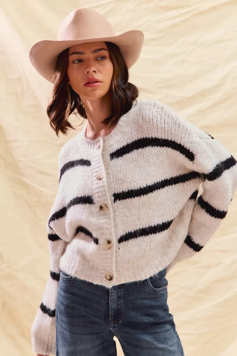 SO ME Stripe Soft Touch Button Cozy Sweater Cardigan f094bab67d3249119f1dfa0ebe5f8c0d-Max-Origin