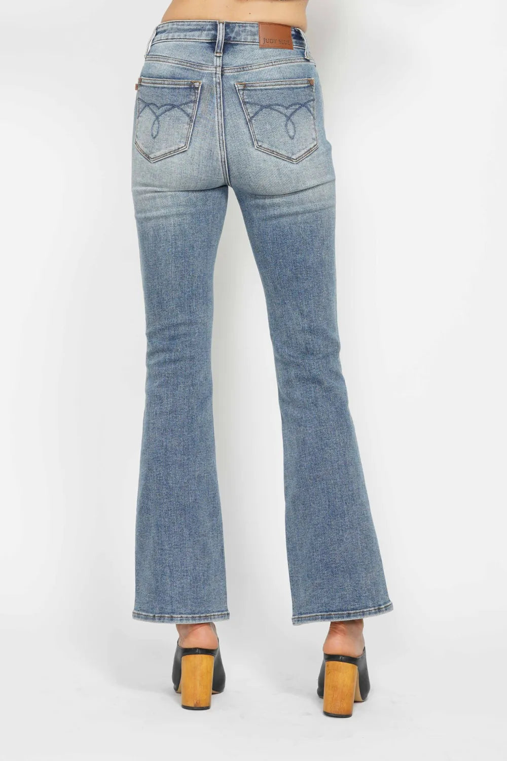 Judy Blue Full Size Tummy Control Back Embroidered Pocketed Bootcut Jeans Plus Size f099f42c-122d-4887-a58e-f730657908d6-Max