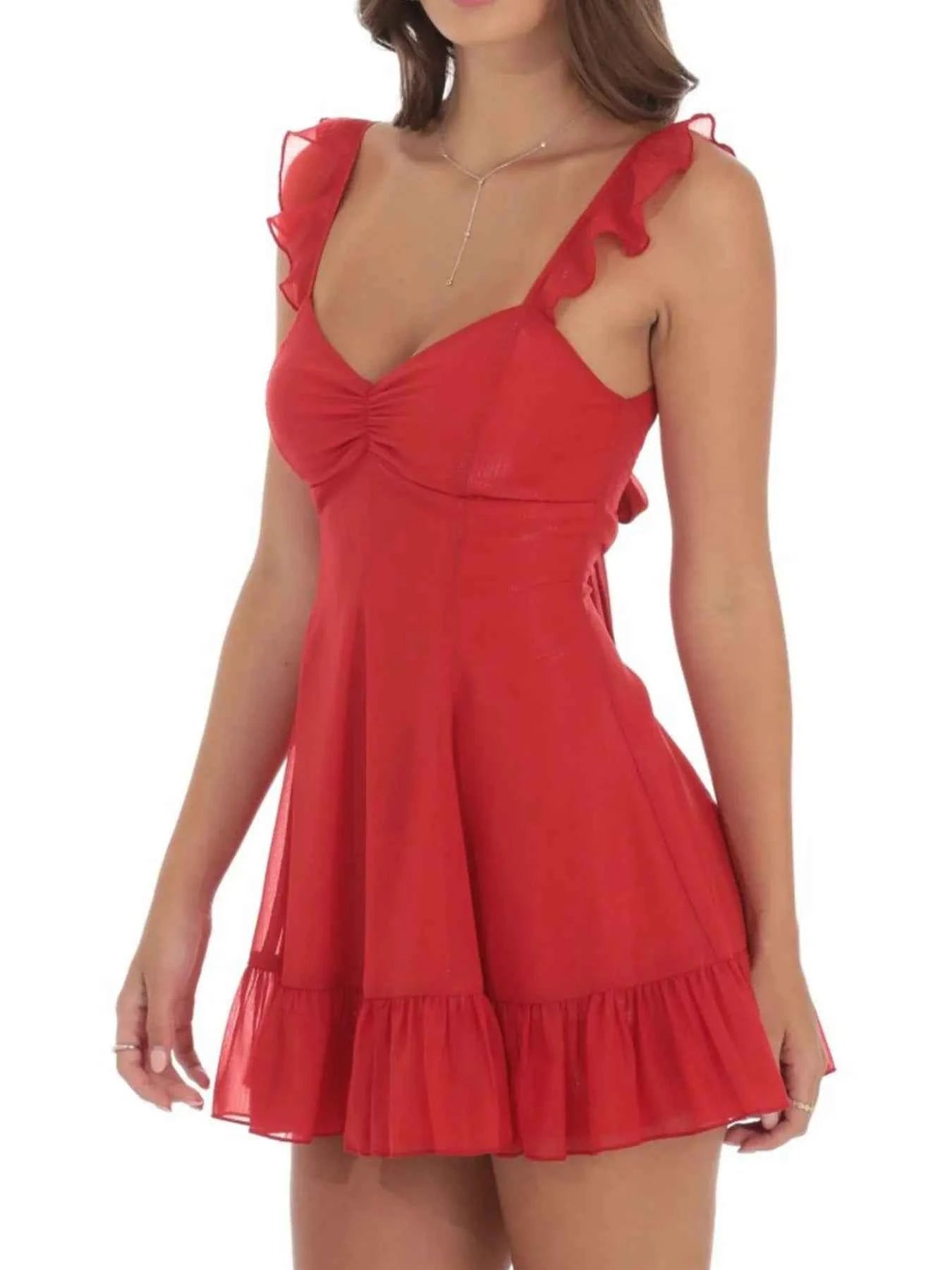 Floral Sweetheart Ruffled Cami Mini Dress f0cdda05-612a-4a16-8845-ae14c82884f3-Max-Origin