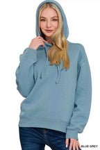 Zenana Drawstring Relaxed Fit Fleece Hoodie f0ce33b5-af3d-4012-b754-625437002b43-Max-Origin