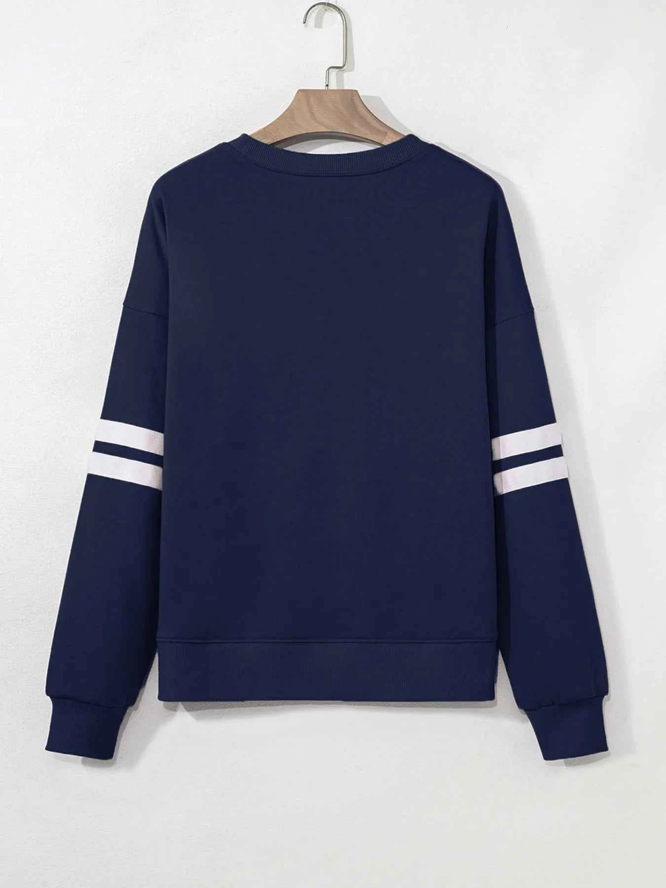 Number 23 Graphic Sweatshirt with Side Stripes f0fadbd9c8ea4f6bbf00dacc4aed4a0d-Max-Origin