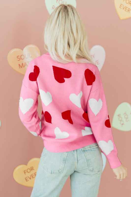 Aliyah Pattern Valentines Day Sweater f10c720f-6381-474f-9253-eac338ff1c23