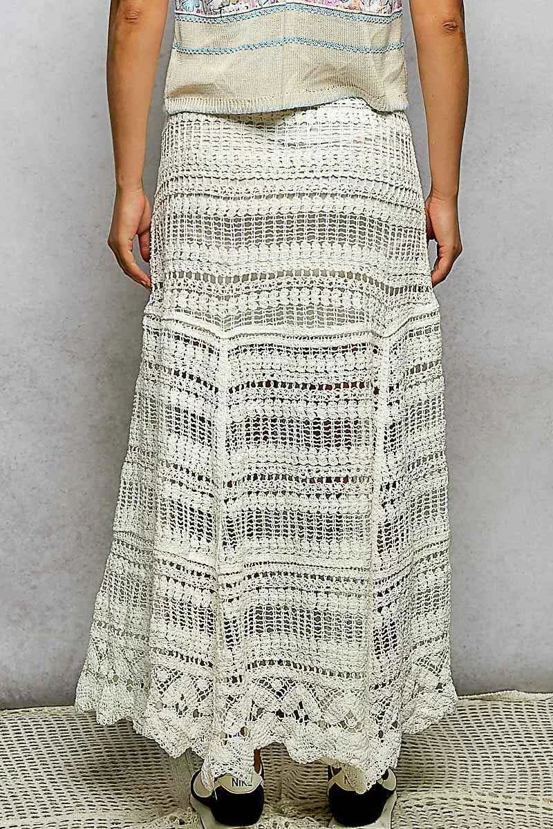 POL Boho Crochet Knit Maxi Skirt f1236b4e-c5c8-4a1b-a1bd-54e6662bb433-Max-Origin