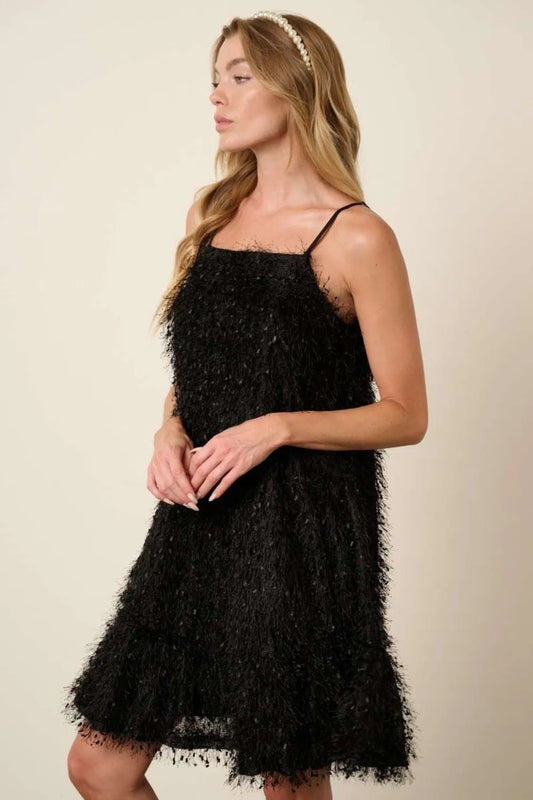 Feather Ruffle Hem Mini Cami Dress f12b5c03-c1ac-4c63-8891-613e16cf3c82-Max