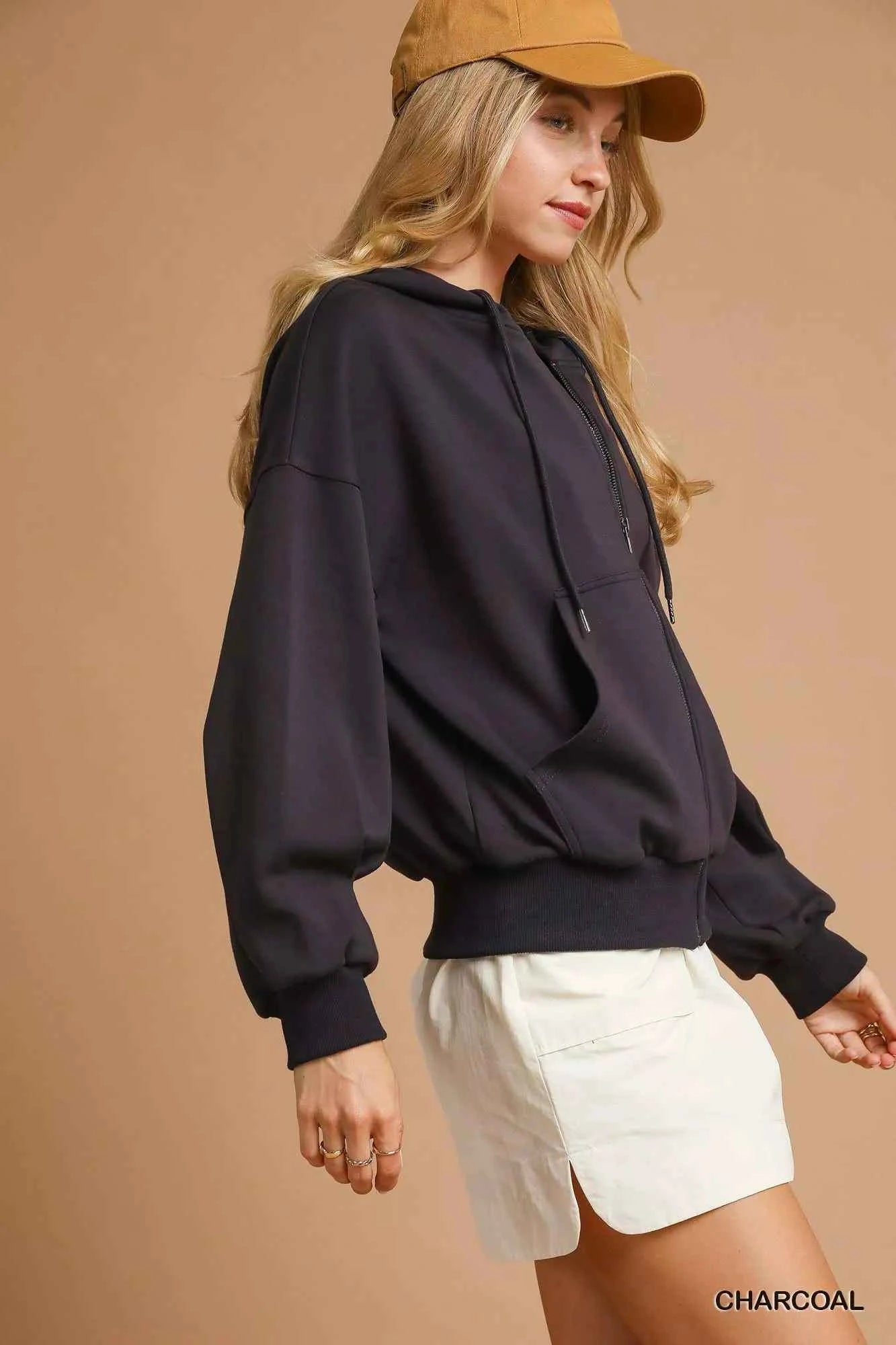 Umgee Zip-Up Fleece Hooded Jacket f12f4d29-1a19-4bb2-bea3-db38e42132ee-Max-Origin