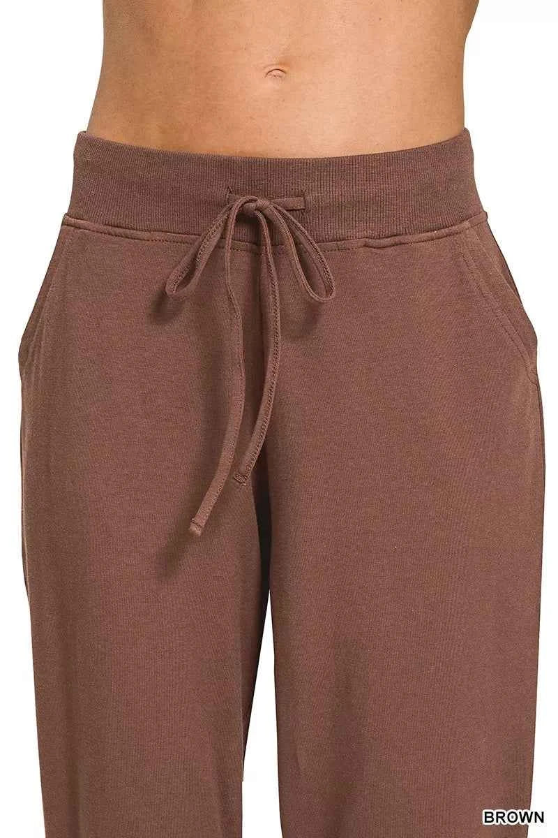 Zenana Drawstring Cotton Joggers with Pockets f138212784f44faabcf781e5d3411e1c-Max-Origin