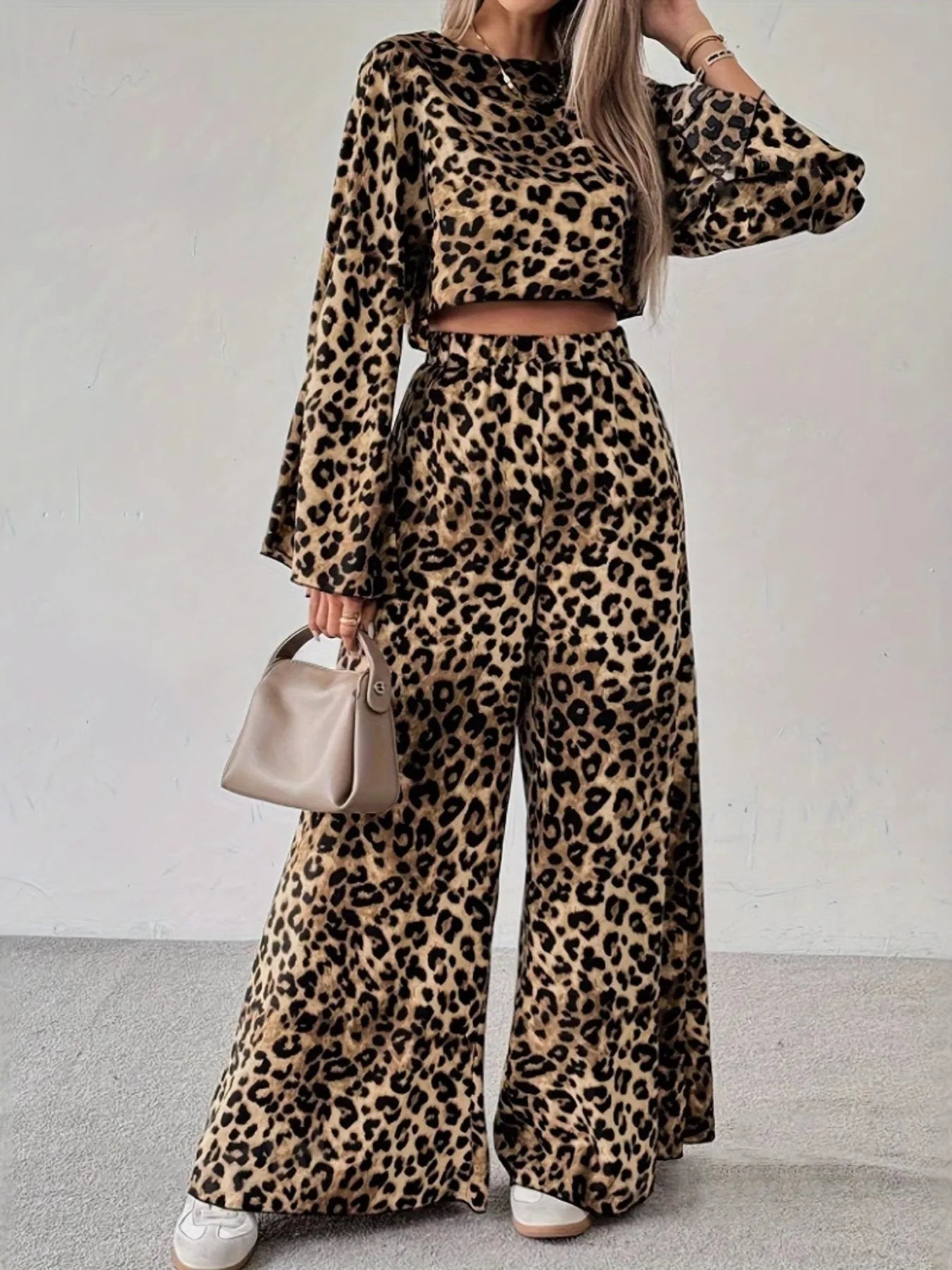 Leopard Print Long Sleeve Top and Pants Set f1ab3deb85624ab4806f0b81c018096d-Max-Origin