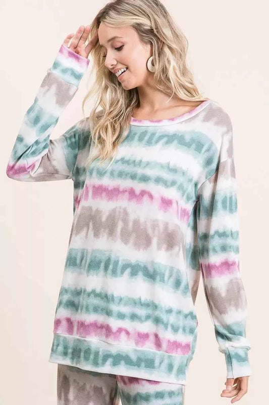 Tie Dye Print Terry Sweatshirt f1c441c507dd41308ce2b07de8bbf7c9-Max-Origin
