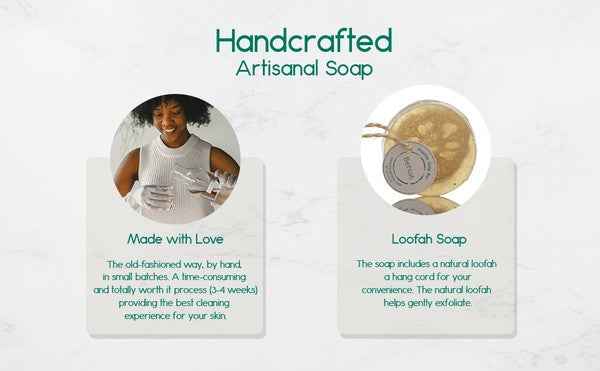 Pristine Soap Bar. Green Clay, Bamboo, and Green T f1e2f9ae-32bb-4792-8d82-b050362767ae
