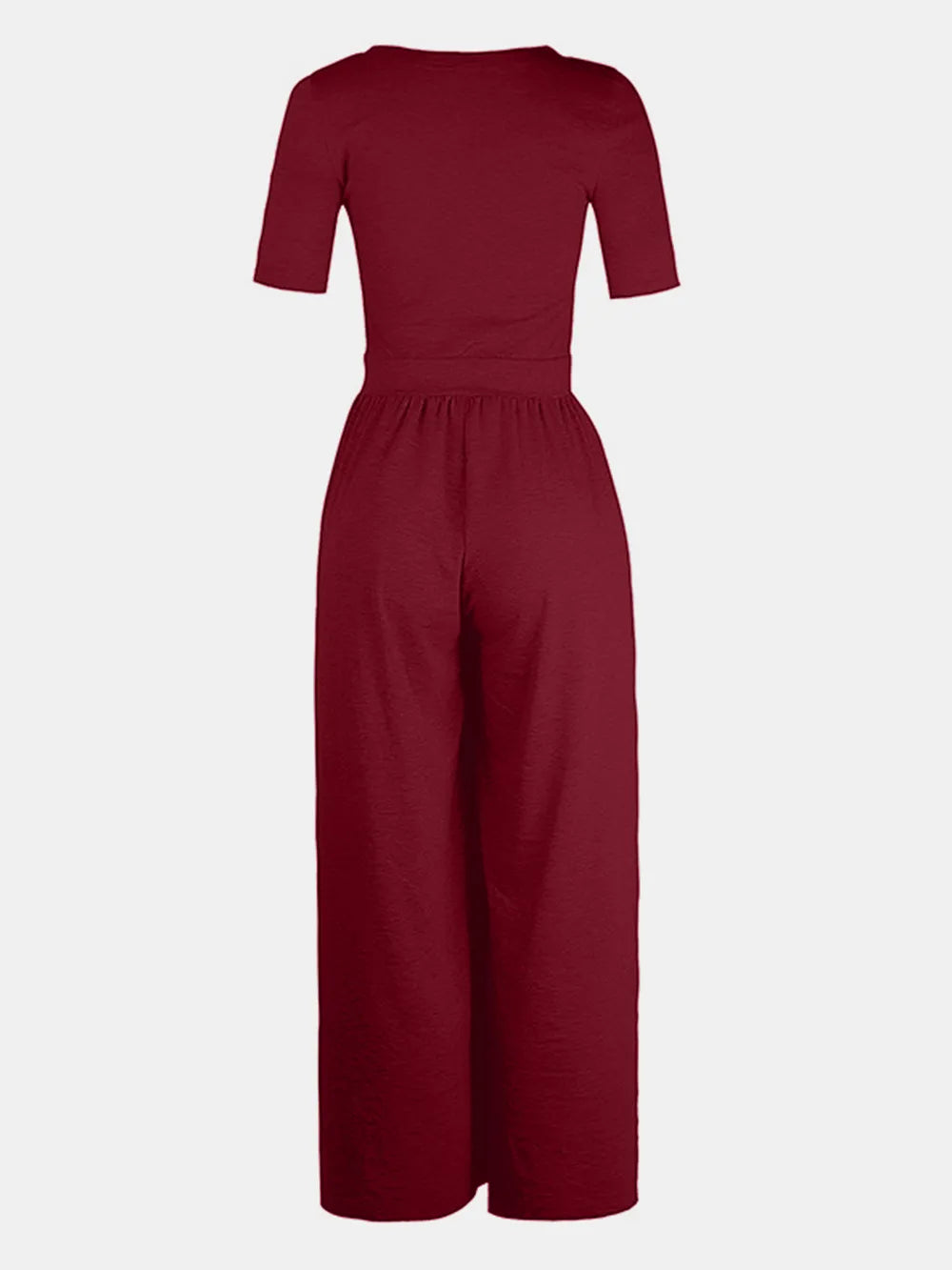 Scoop Neck Short Sleeve Jumpsuit f205a226-e1e1-4bc3-a967-16f8bad6b108-Max