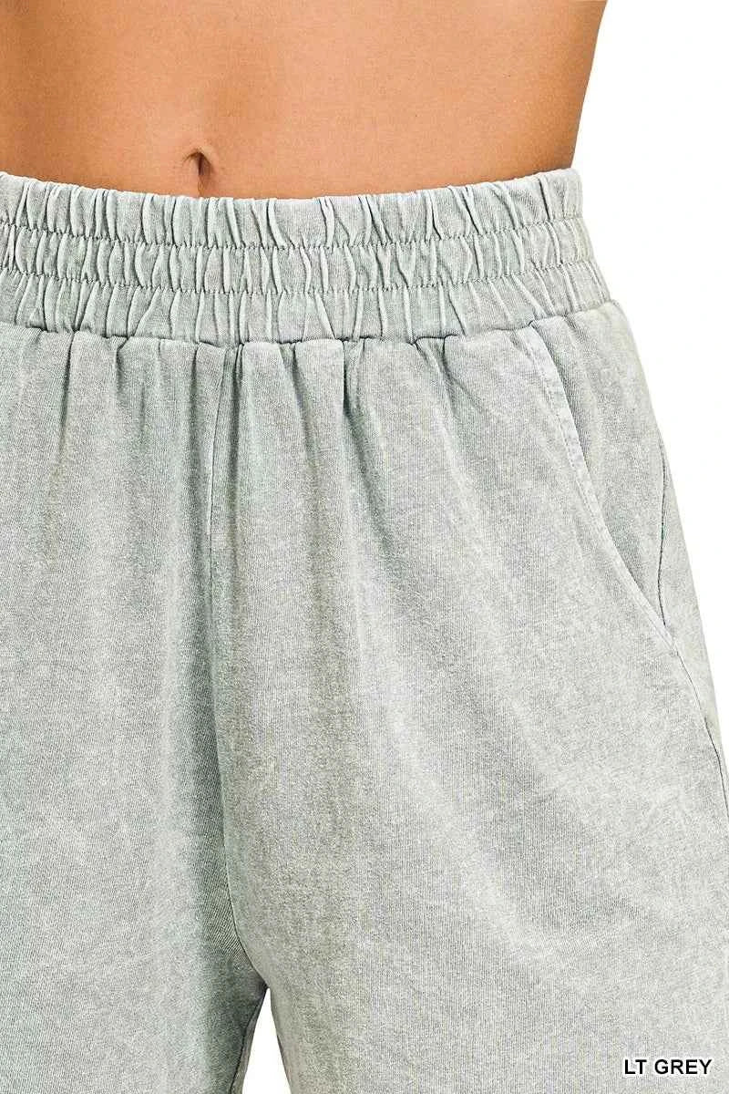 Zenana Halo Snow Washed Short Sleeve Tee and Shorts Set f20ffa374e9b46af9092949a64f632e0-Max-Origin