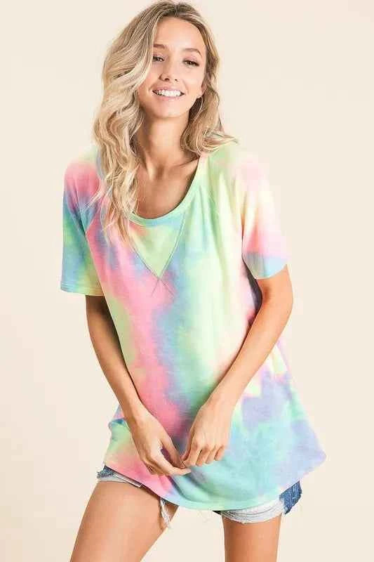 BiBi Tie Dye French Terry Print Top f2435c2f69eb481aab5e561a70794342-Max-Origin