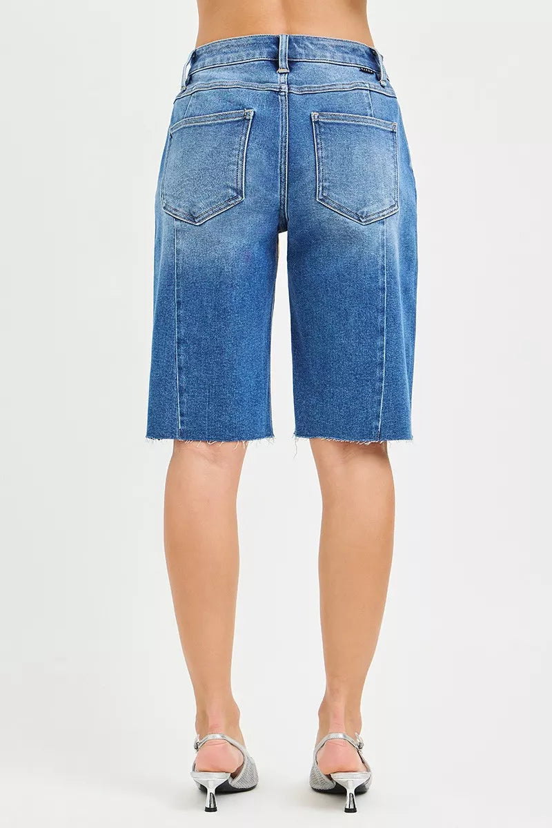 Raw Hem Slouchy Seamed Jorts f24da181-5ab8-40e3-b78d-52ade604b9a3-Max-Origin