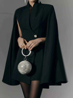 One Button Fitted Mini Blazer Dress with Cape Sleeves f251947784234fec9bdc970ed3823d82-Max-Origin