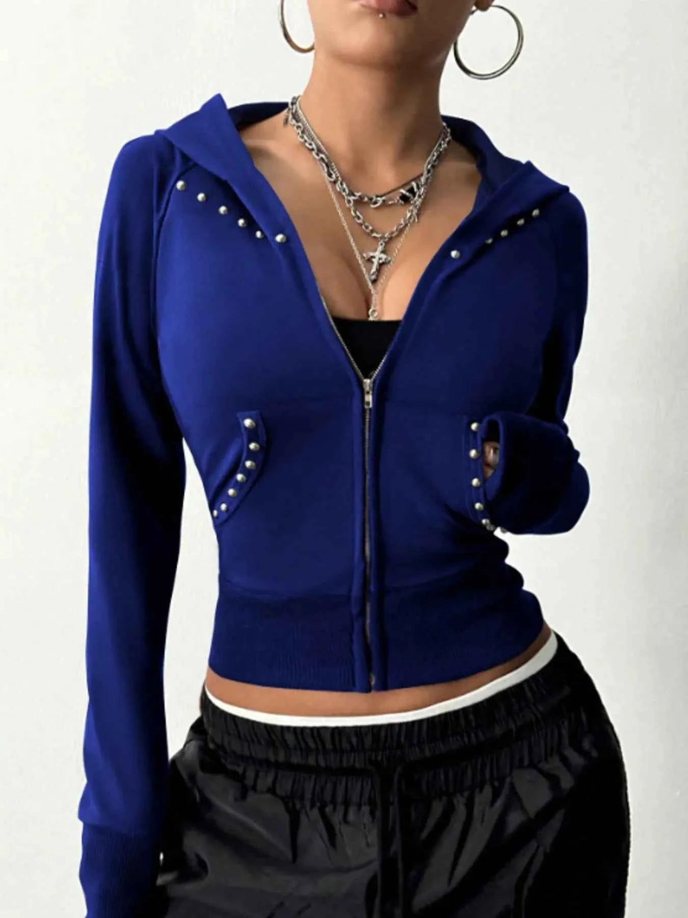 Zip-Up Long Sleeve Hoodie f25a24b6ed5441ea8d2bdf7906f16be0-Max-Origin