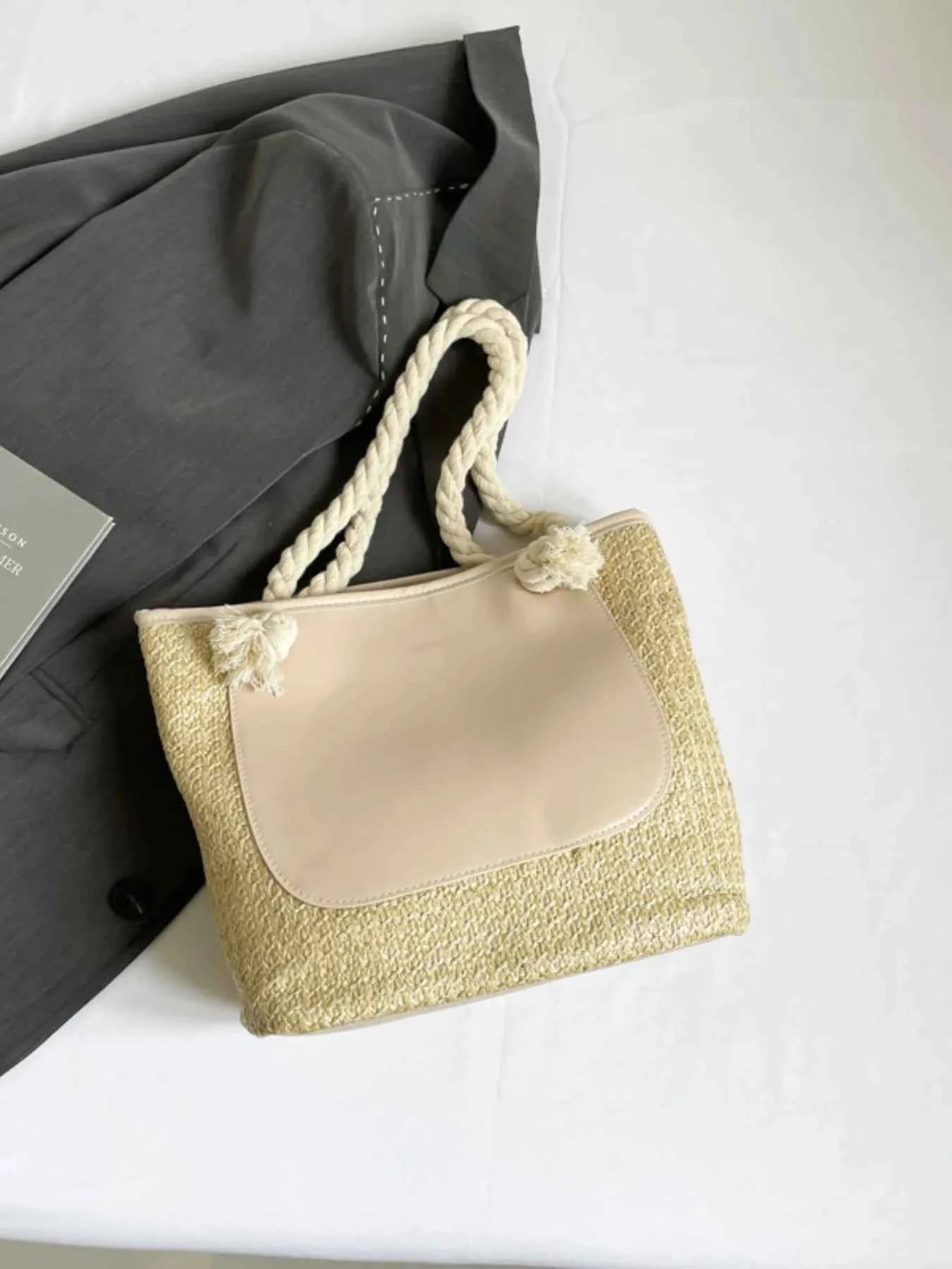 Rope Handle Straw Tote Bag f263c9708c3a4b3eb4a64c1b4a058aa7-Max-Origin