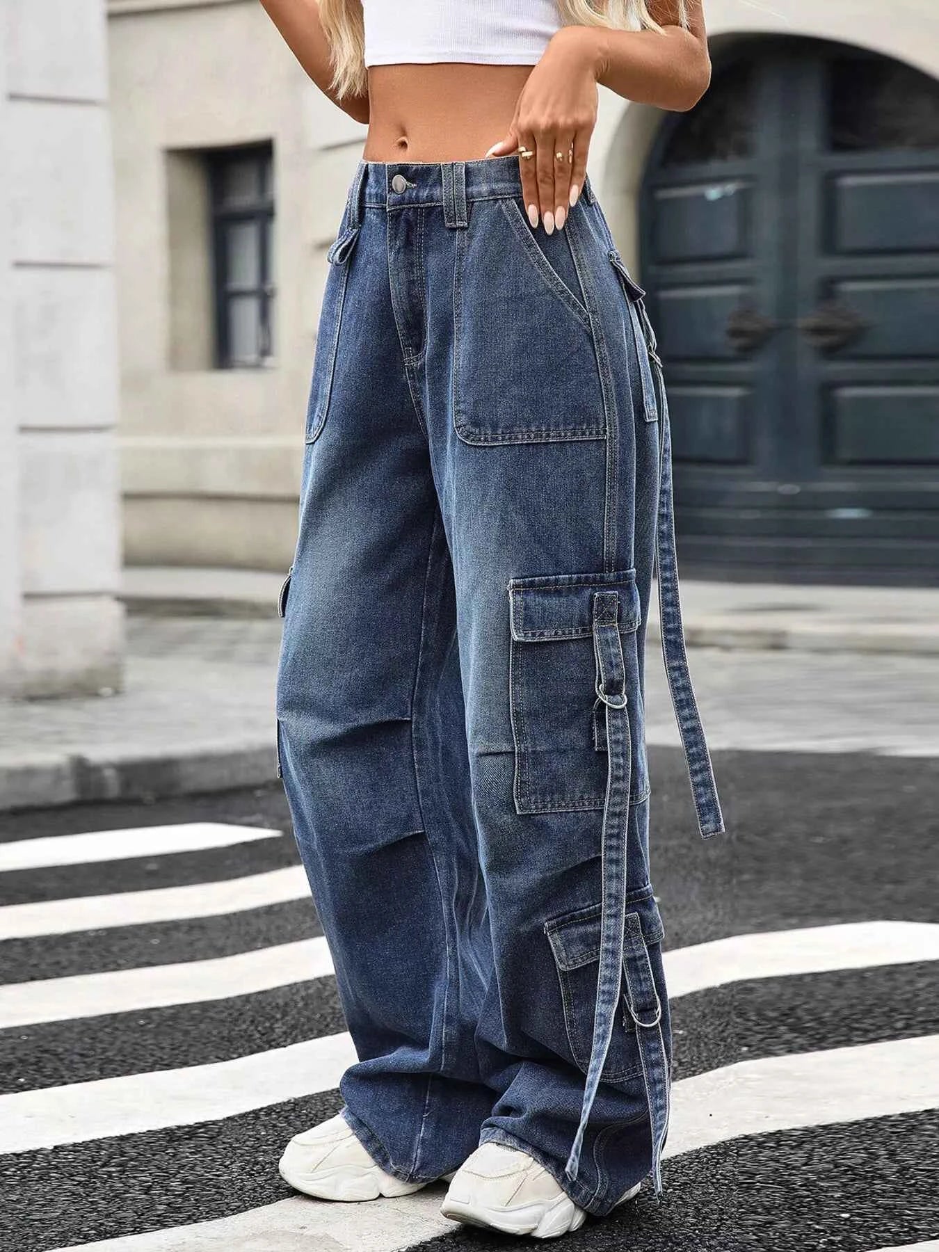 Wide Leg Cargo Jeans Blue f27e222b1fe042928867f78d381d8b65-Max-Origin