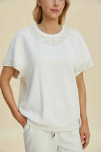 Double Take Full Size Pearl Detail Round Neck Top and Pants Set f29c1fdb-997e-4ed9-89b8-aad5fa704f57-Max