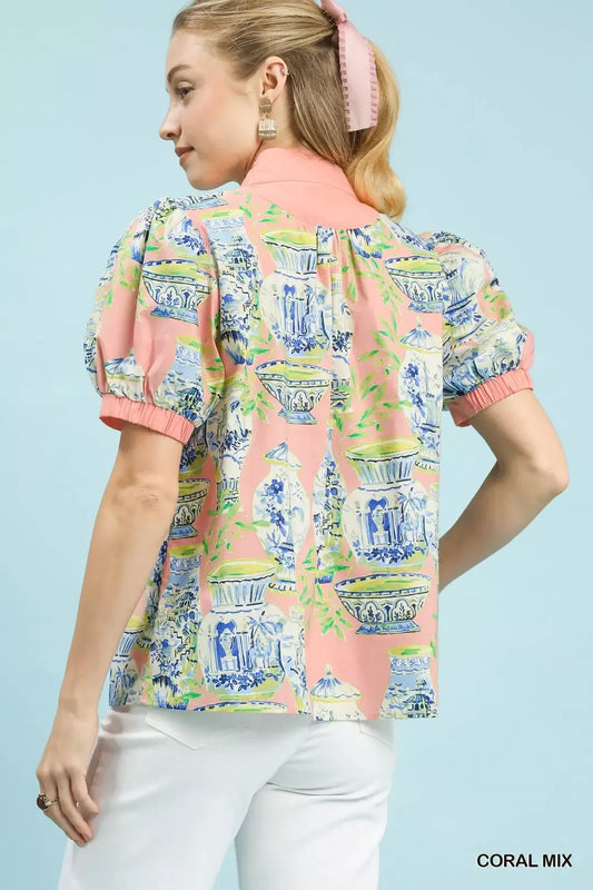 Abstract Print V-Neck Top f2a40bbc-2d3d-4e7b-b5b1-a74fb24a06c3-Max-Origin