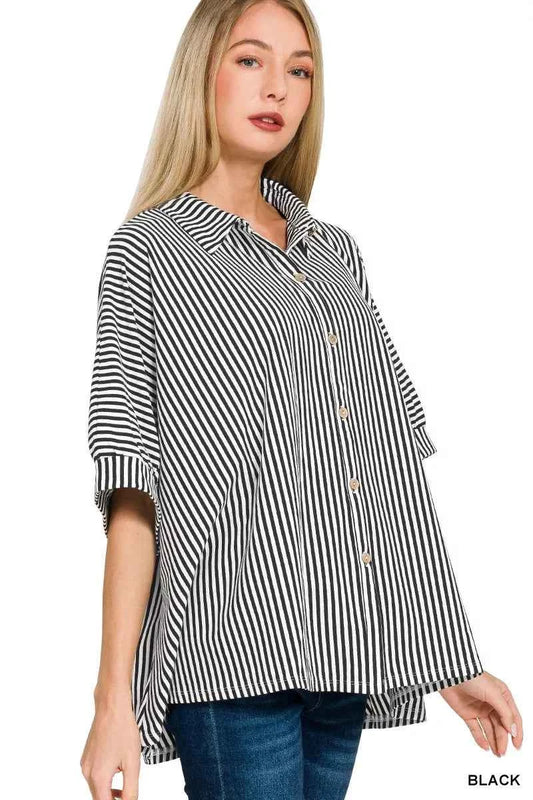 Oversized Stripe Button Down Shirt f2a8394a239745c79fee3ab4d6f79e54-Max-Origin
