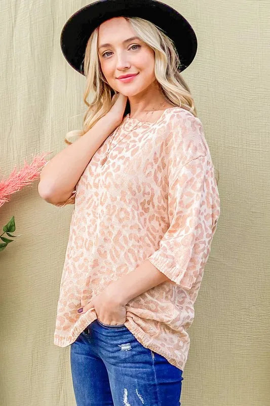 And The Why Leopard Foil Printed Half Sleeve Summer Sweater BEIGE f2cd7af92e8c4b3cbf329bd85fbf56ad-Max-Origin