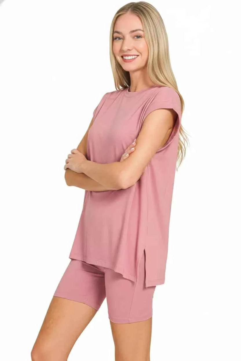 Zenana Brushed Dty Microfiber Top & Biker Shorts f2f63b23-276a-49bd-99d2-ec1a73044110-Max-Origin