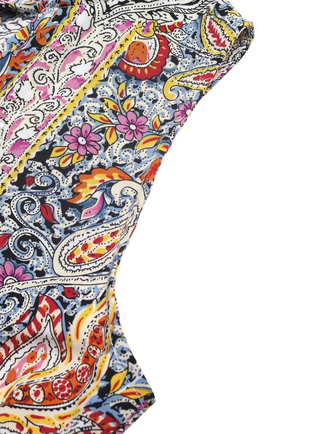 Paisley Print Tie Neck Sleeveless Midi Dress f2fe5ed222c0466c881a968c10d6821a-Max-Origin