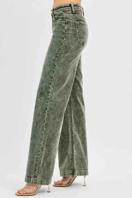 Full Size High Rise Wide Leg Corduroy Jeans Plus Size f337e6f89da848789aca7f2c371d2710-Max-Origin
