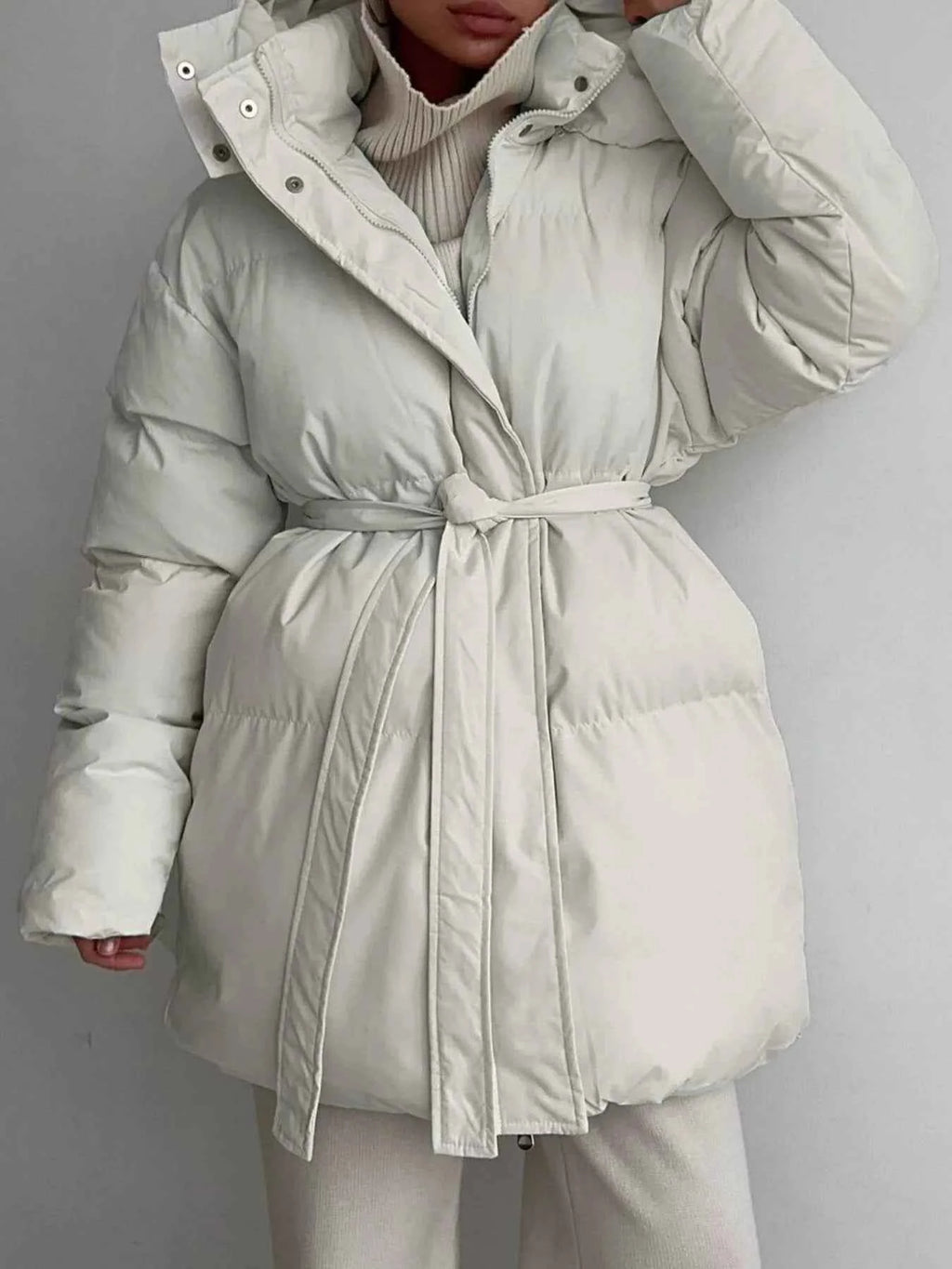 Mid-Length Thickened Hooded Winter Coat with Belted f343a5bc-9684-4c55-9471-6f81eaa30fa6-Max-Origin