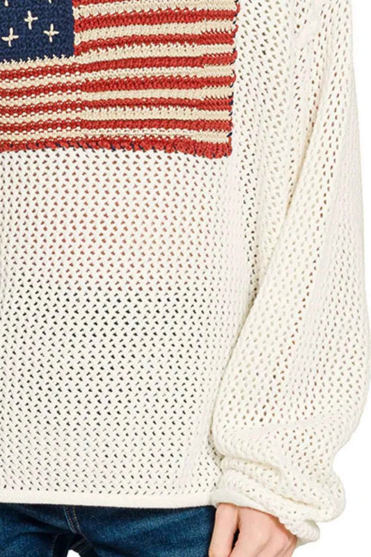 American Flag Crew Neck Sweater f3444aec-57d8-4c67-be34-0df4bfdd67c5-Max-Origin