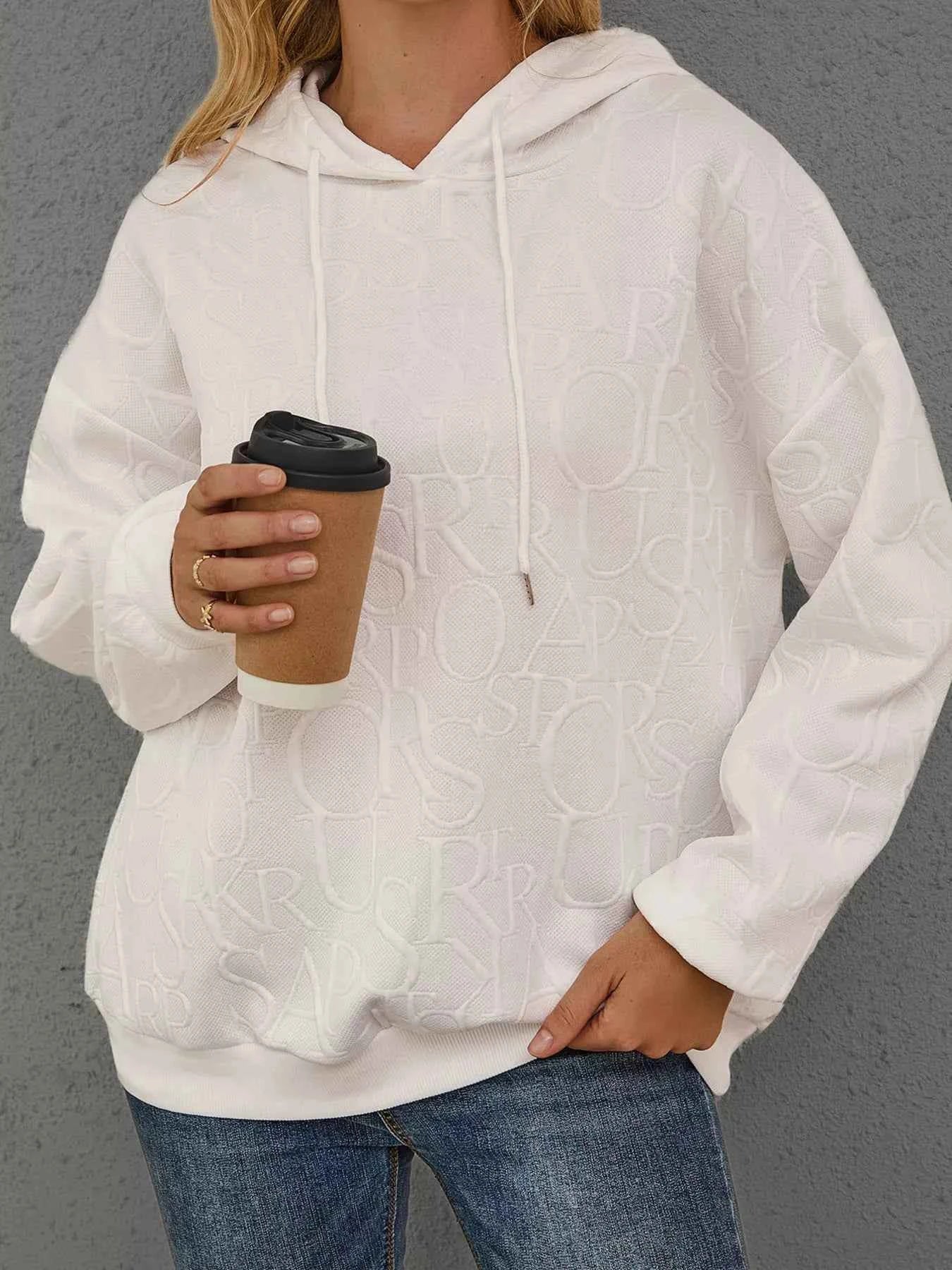 Full Size Embossed Lettering Casual Hoodie Plus Size White f34907978caf406aa1fc9ba49a9eaf39-Max-Origin
