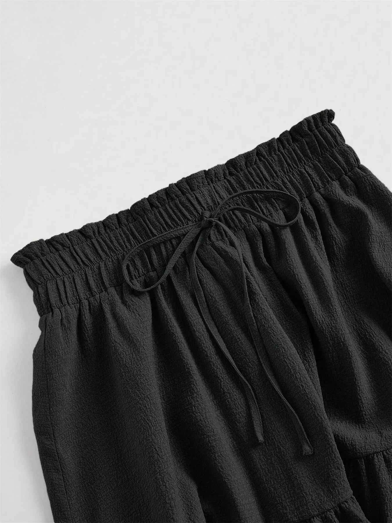 Tied Tiered Skirt f35f702558d24c4183681e8617b2b27b-Max-Origin