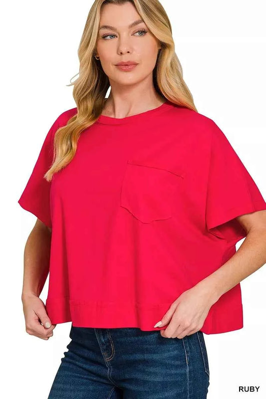 Zenana Exposed Seam Boxy Top RUBY f36d192b6b7d48a0a674326125071365-Max-Origin