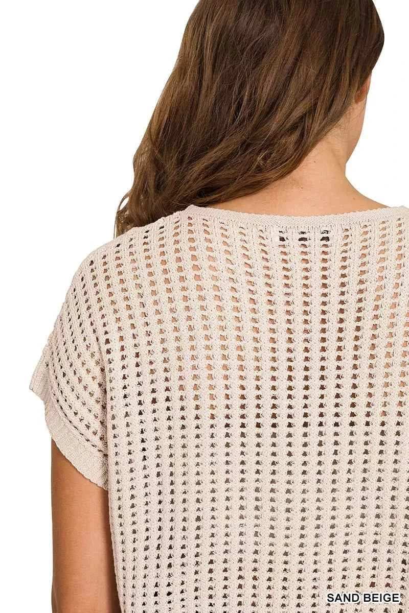 Zenana Viscose American Flag Openwork Knit Top f37a1d33896a4a3c9d7edd09d9d2c7dd-Max-Origin