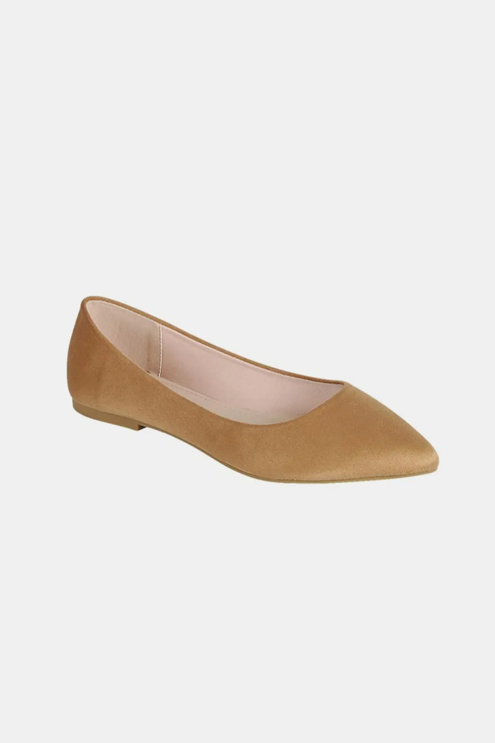 Forever Link Pointy Toe Slip On Flat Loafers Tan f3836829-5794-45f1-9966-72107e8f1b02-Max