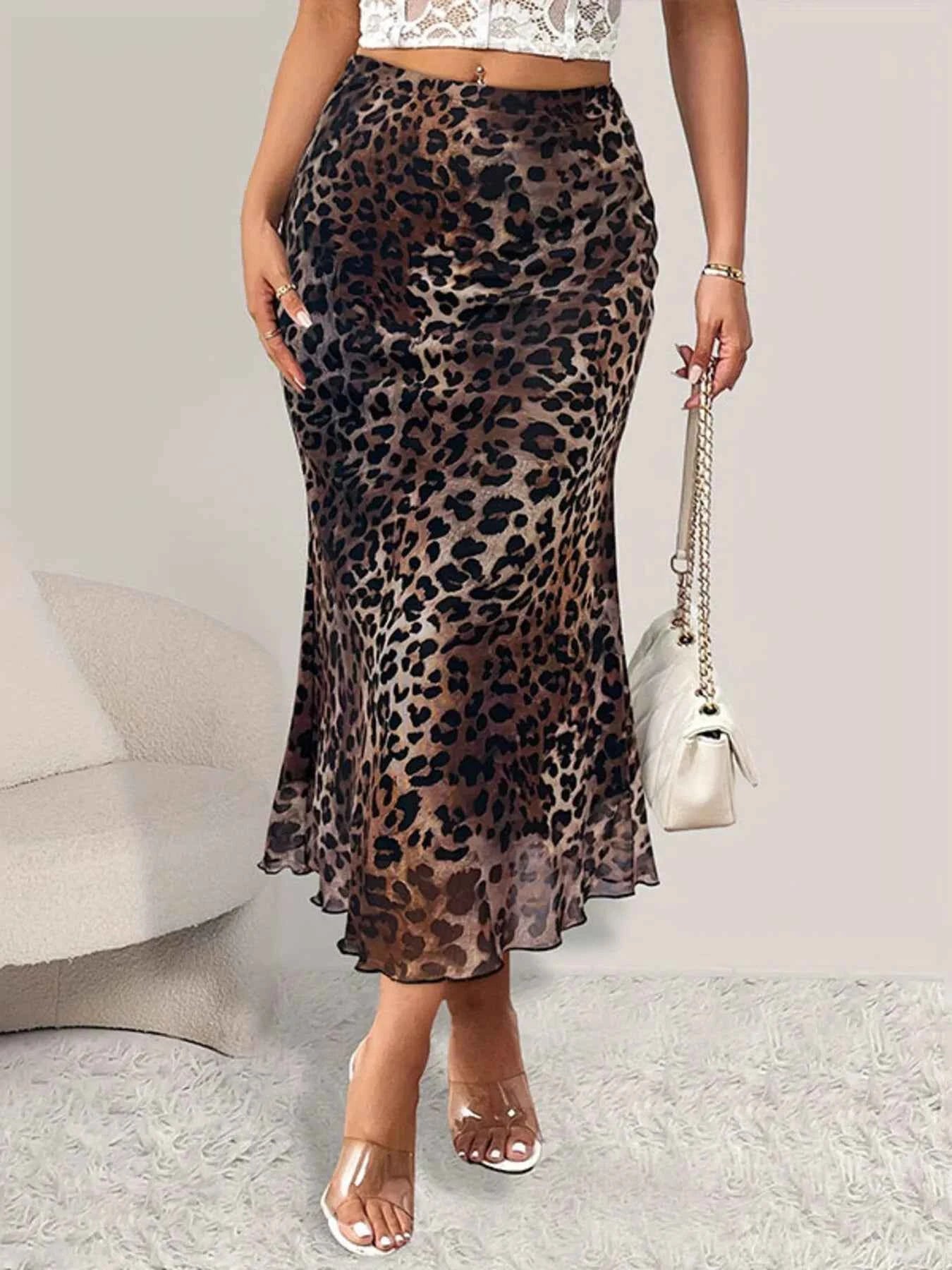 Leopard Print Midi Mermaid Skirt Leopard f3997d4ccd8a4ee29359867fda5a4d3d-Max-Origin
