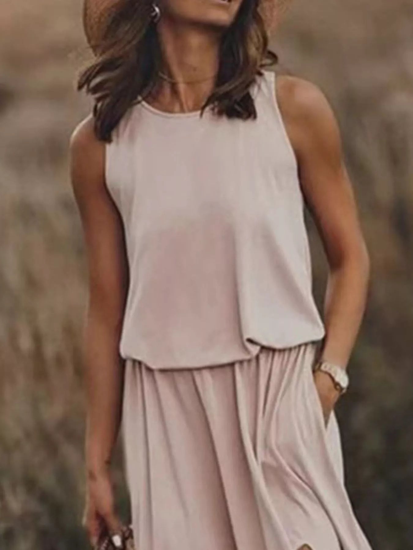 Full Size Round Neck Sleeveless Slit Maxi Dress Plus Size f3a77508-3221-452f-b001-39f9eeafac60-Max-Origin