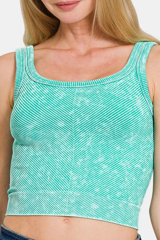 Zenana Washed Ribbed Scoop Neck Wide Strap Tank f3b5f972-0bac-4c0a-a301-ce93e6d2b4d5-Max