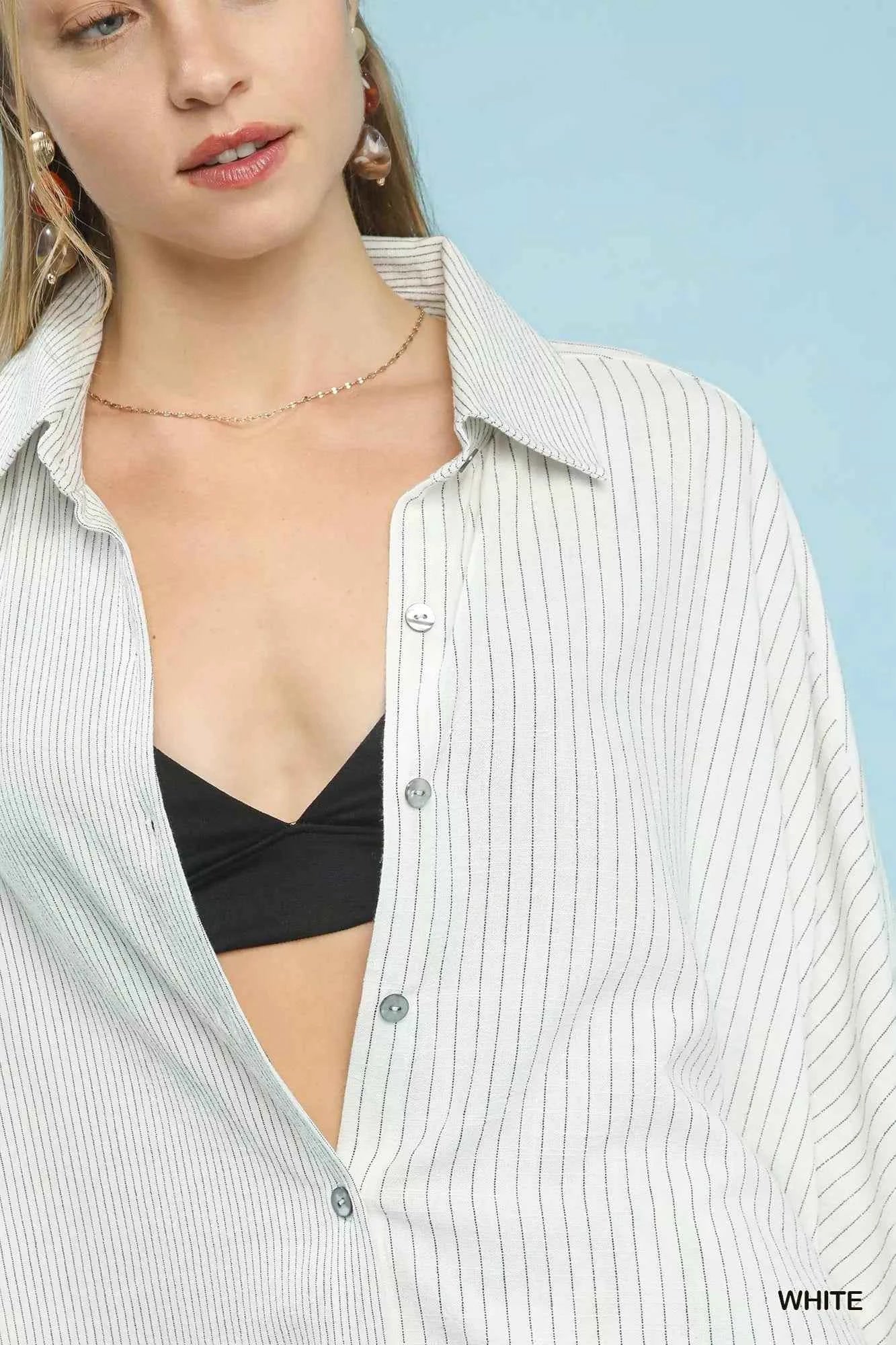 Umgee Oversized Striped Button-Down Shirt f3b83f0e-80dd-4aa5-8048-442b806fd055-Max-Origin
