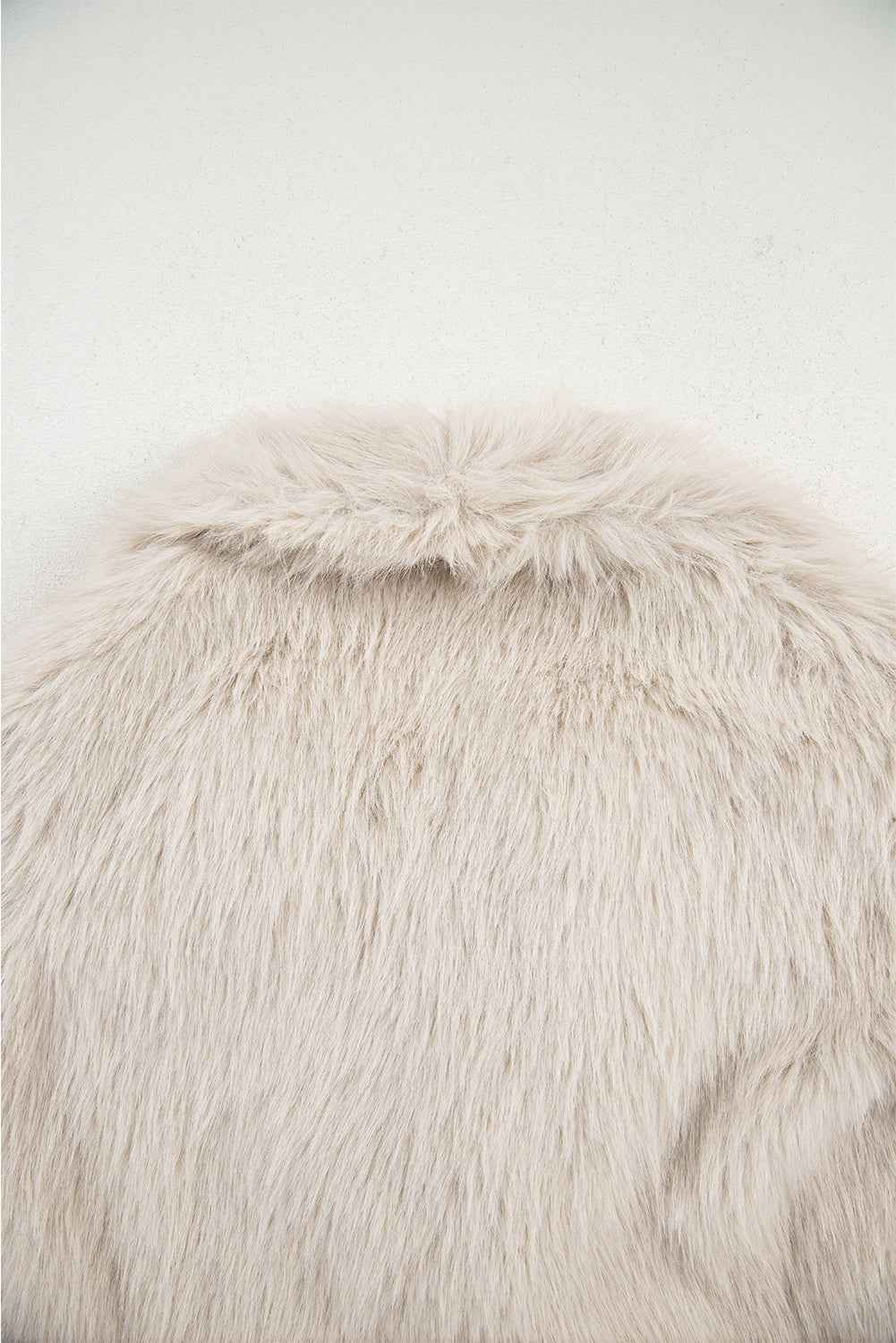 Jet Stream Solid Long Sleeve Thick Fuax Fur Coat f3c0b0ba1c85b18f