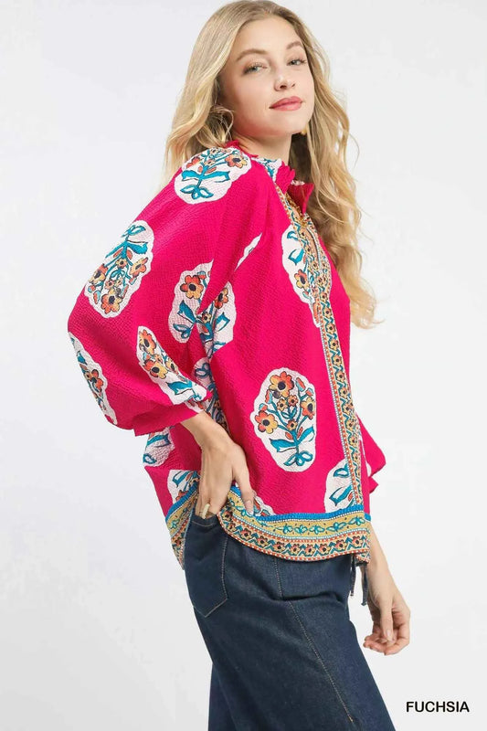 Boho Floral Print Tunic Blouse f3c47988-10cf-4f68-9e03-61013b6d1d0e-Max-Origin