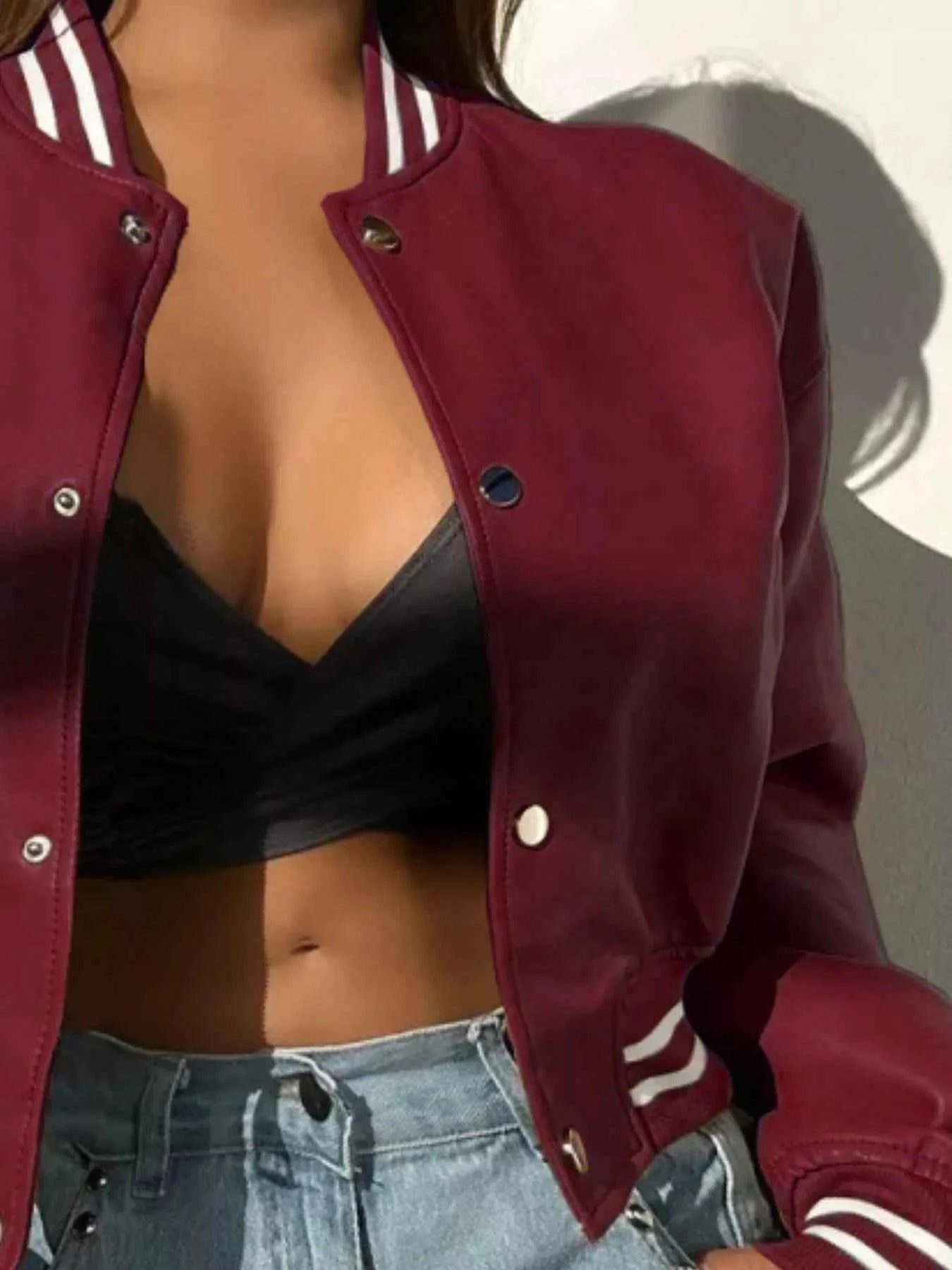 Snap Down Drop Shoulder Jacket f3c79146-40fe-467e-a13f-f89a8cc86878-Max-Origin